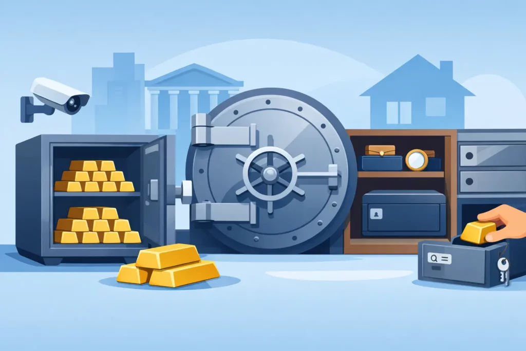 Where to Store Gold Bars Safely